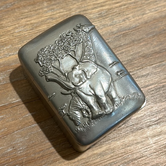 Vintage Pewter Elephant Trinket Box - Picture 17 of 17
